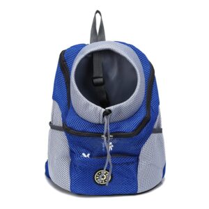 Mochila para transporte de Mascotas azul