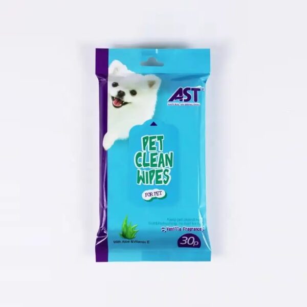 Toallitas Humedas para perros y gatos Pet-Soft Wipe con Aloe, 30u