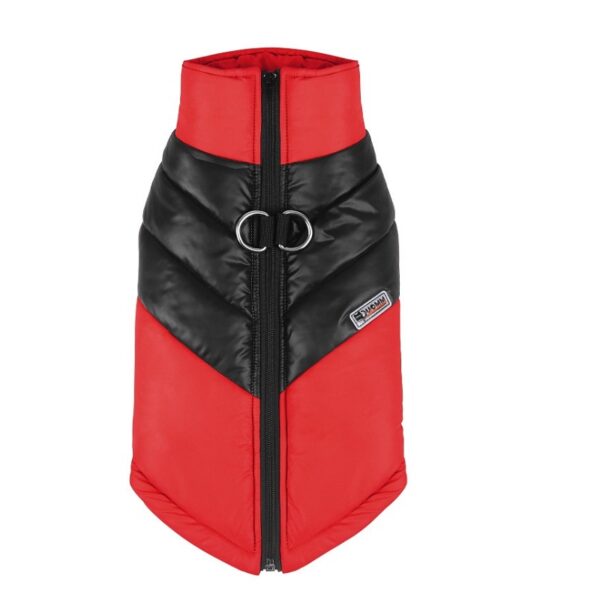 Parka para Perros grandes Impermeable color rojo